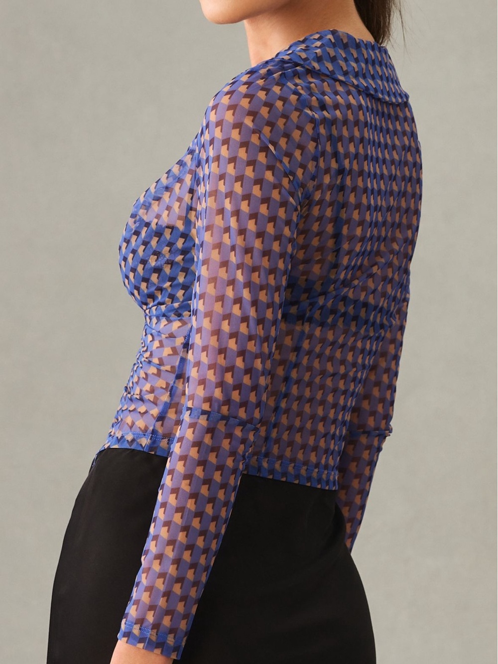 Maeve Button-Down Blouse - Size Large - Picture 3 of 7